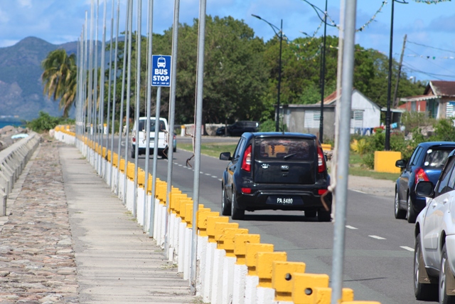Traffic Police on Nevis erect new bus stops for bus drivers, warn against breaking the law