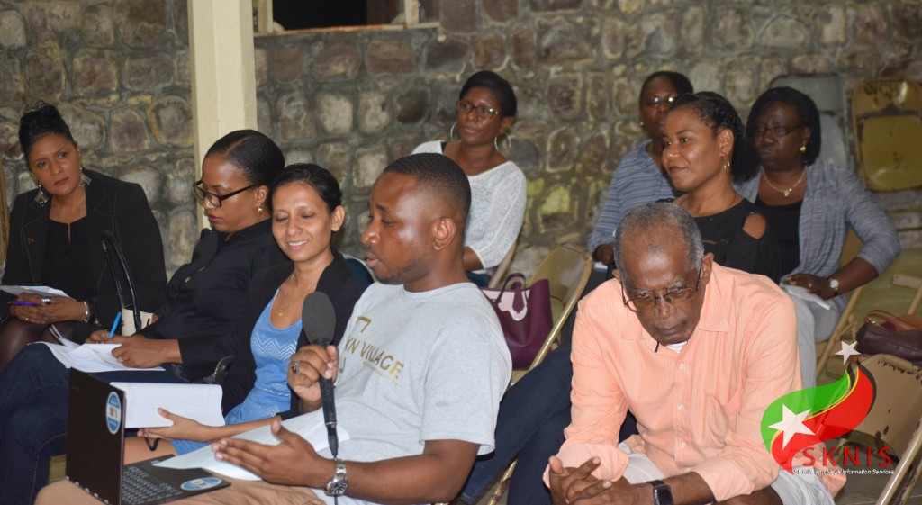 Town Hall Attendees Focus on the Economics of Universal Health Care in St. Kitts and Nevis