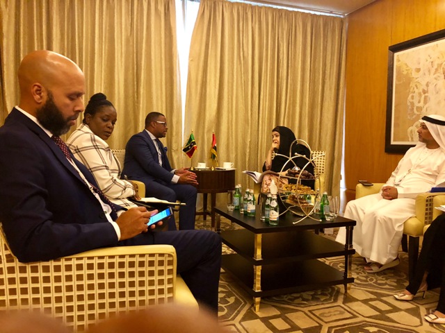 SKN Foreign Affairs Minister meets with UAE official in Dubai