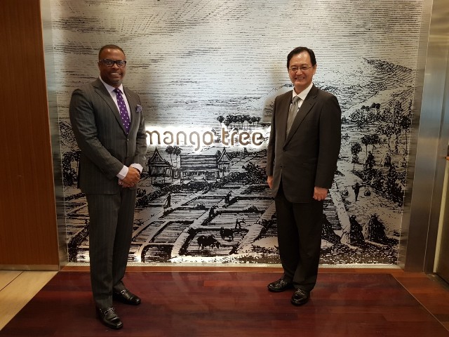 SKN Foreign Minister Brantley meets with Japan’s Director General of Latin American and Caribbean Affairs Bureau of the Ministry of Foreign Affairs