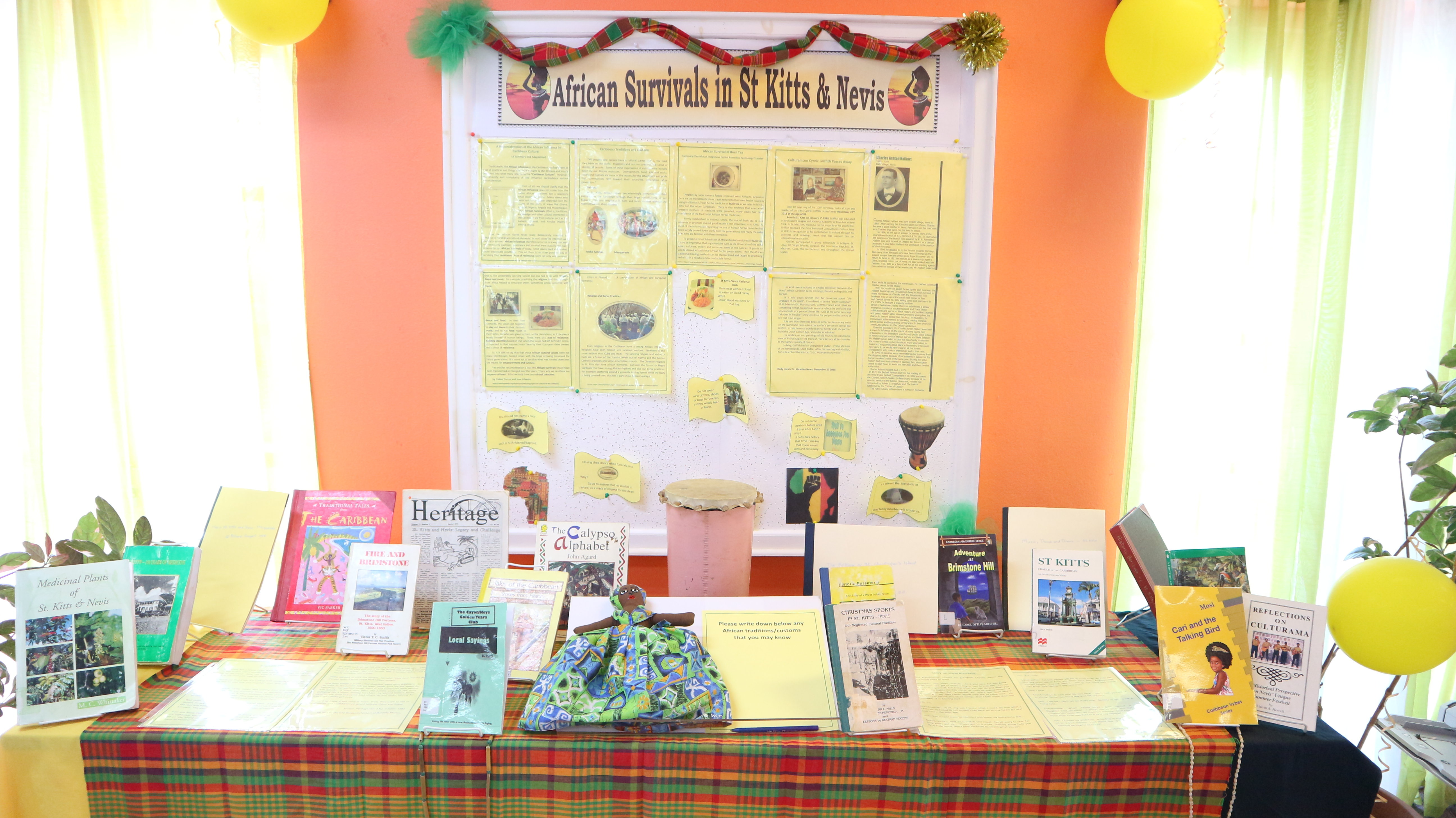 Charles A. Halbert Public Library Sets up Display to Showcase Federation’s African Heritage