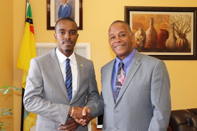 USVI Senator pays courtesy call on Nevis Minister Hon. Eric Evelyn