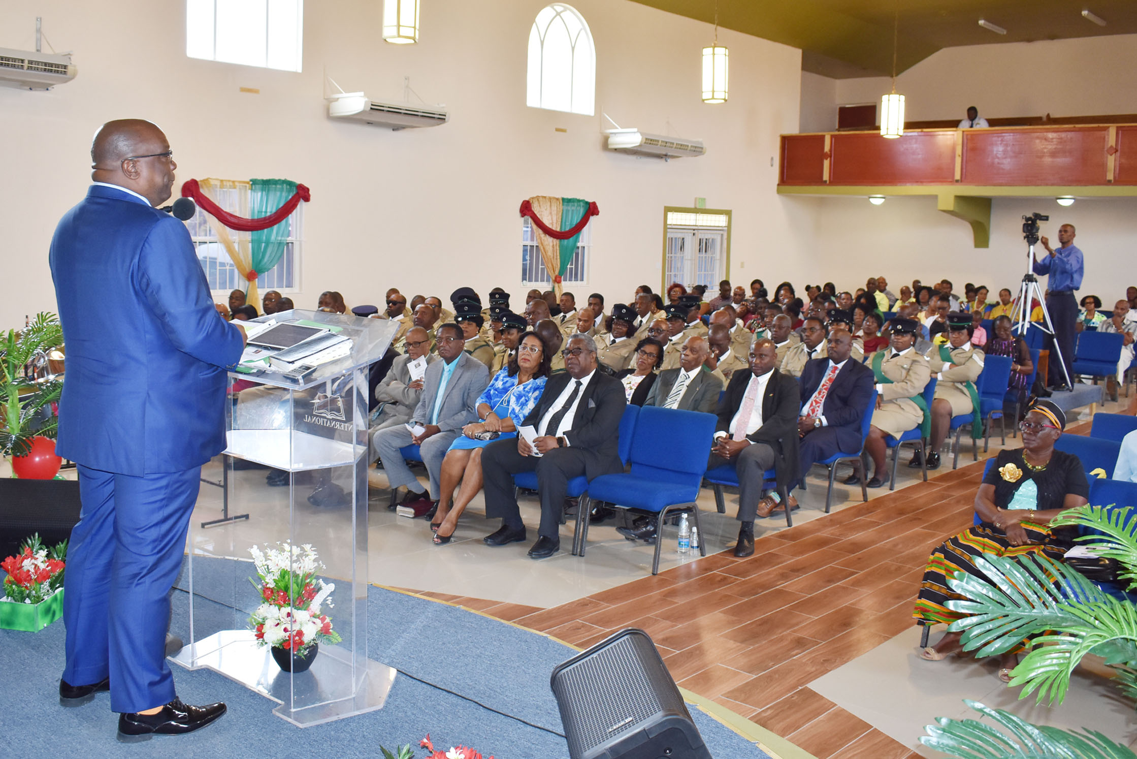 PM Harris calls on young people to apply for vacancies in law enforcement services