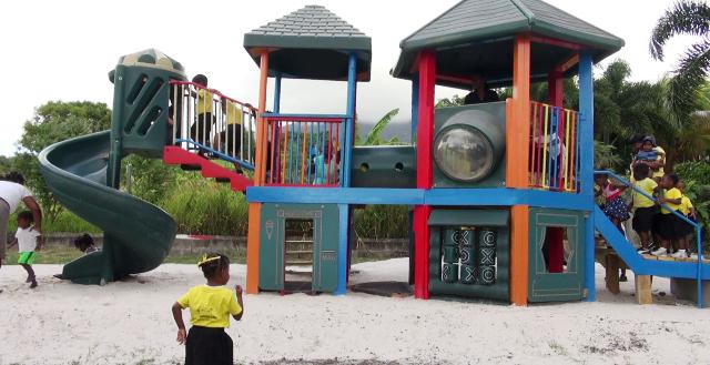 Four Seasons Resort, Nevis donates playground to nearby pre-school