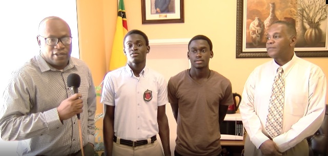 Three Nevisians in SKN under  17 Team