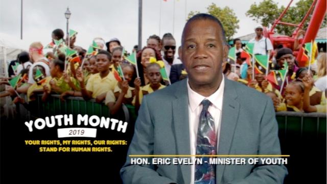 Nevis Youth Minister delivers address in observance of Youth Month 2019