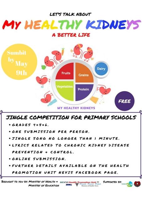 Students invited to participate in My Healthy Kidneys Jingle Competition