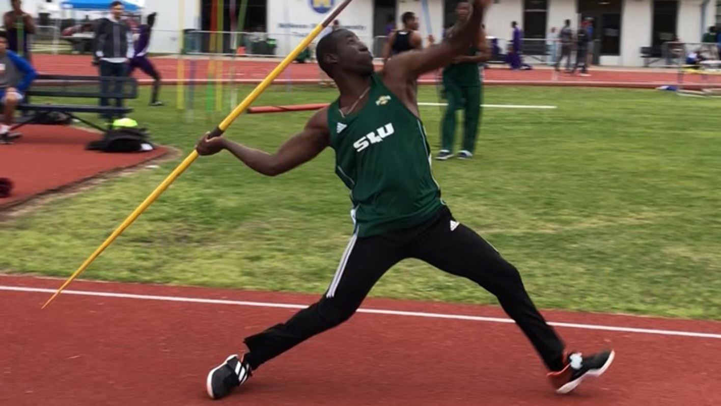 Adrian Williams of Nevis captures his 2nd Gold Medal