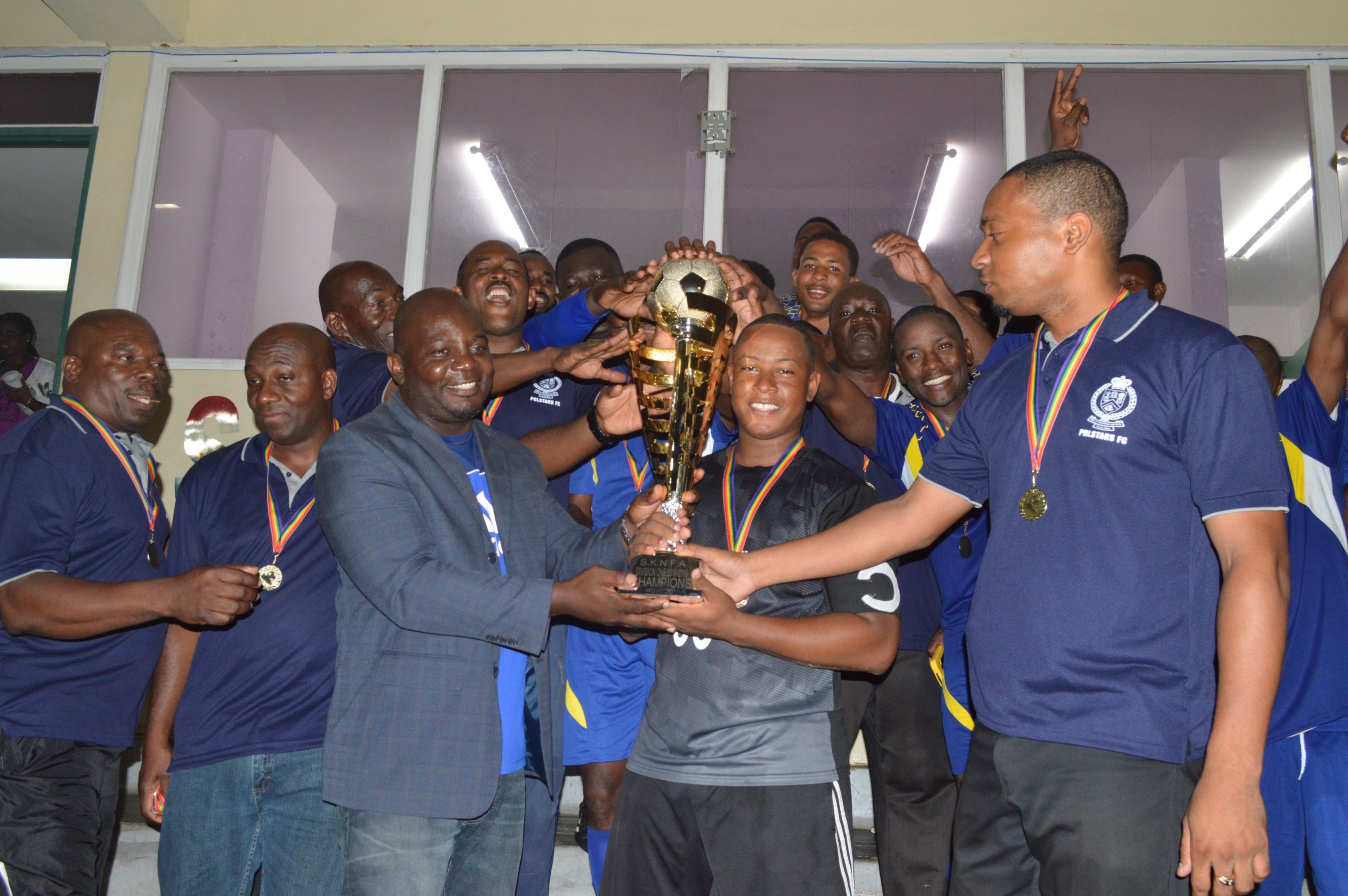 Security Forces Football Team Wins Easter Cup and Final Four Championships