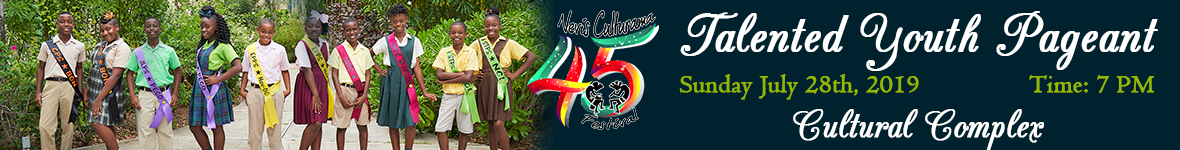 The Culturama 45 Pageant Season begins TONIGHT at 7pm with the Mr & Miss Talented Youth Pageant