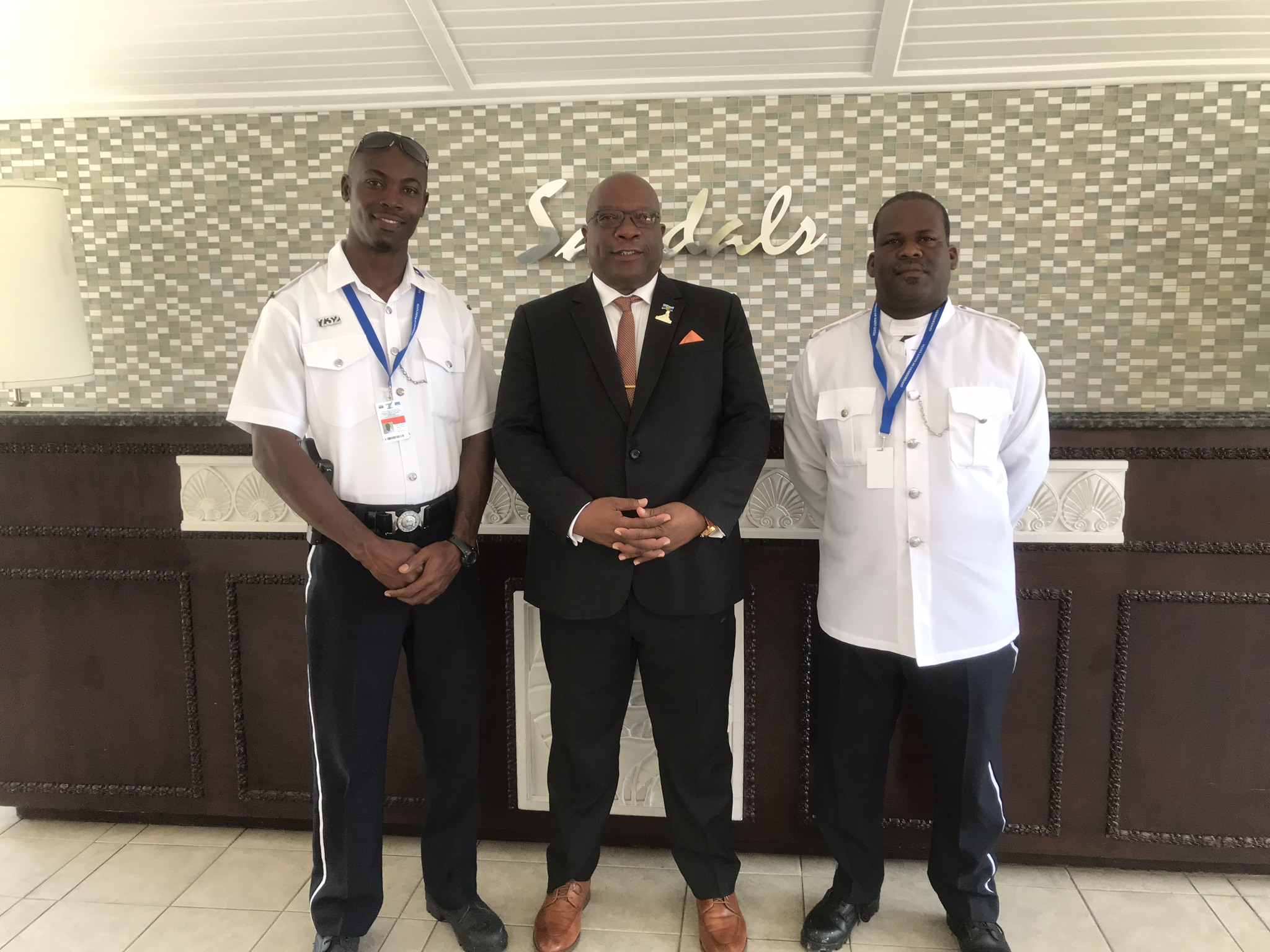 PM Harris Congratulates Constables Griffin and Mickle for Representing  St. Kitts-Nevis and Its Police Force Very Well at CARICOM Meeting