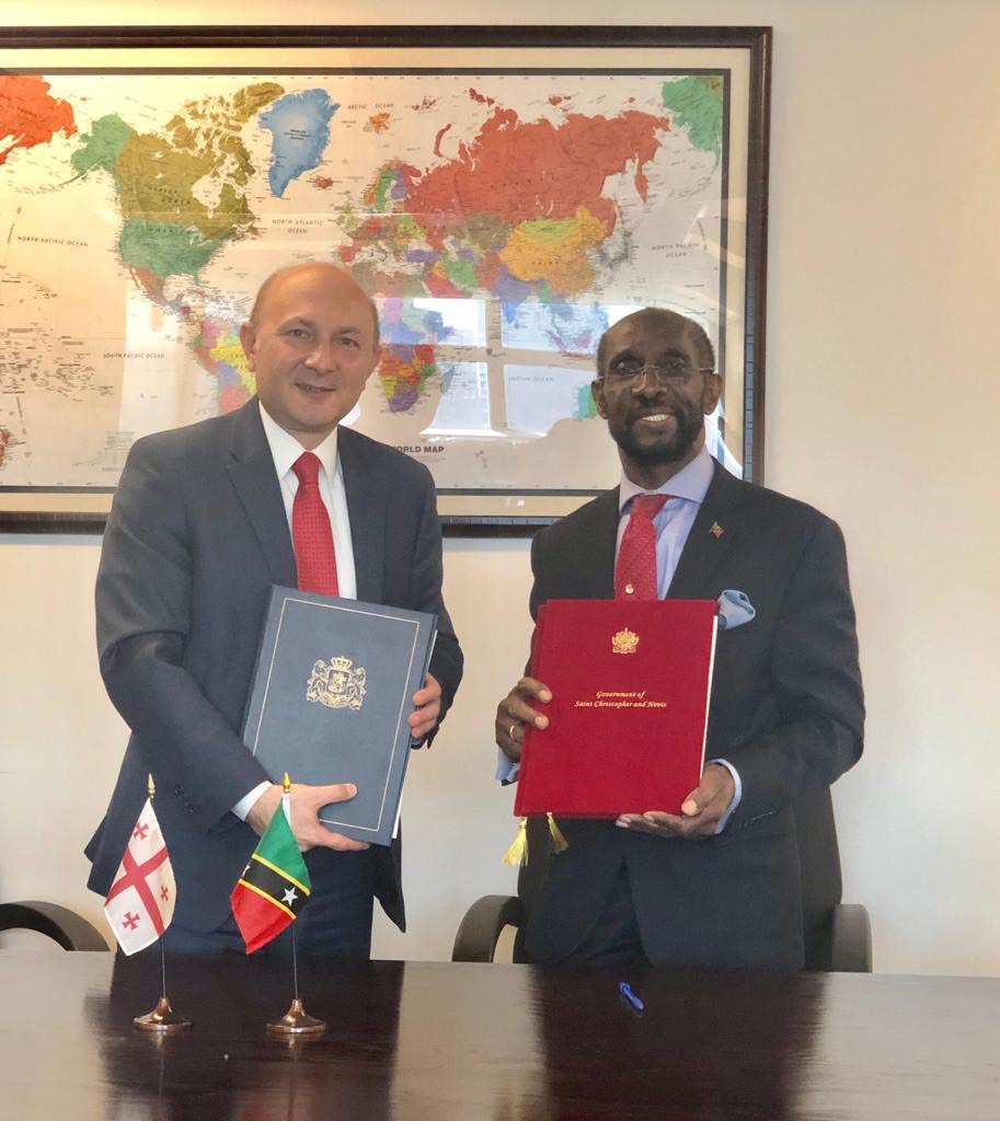 St. Kitts and Nevis signs 153rd visa waiver agreement Georgia