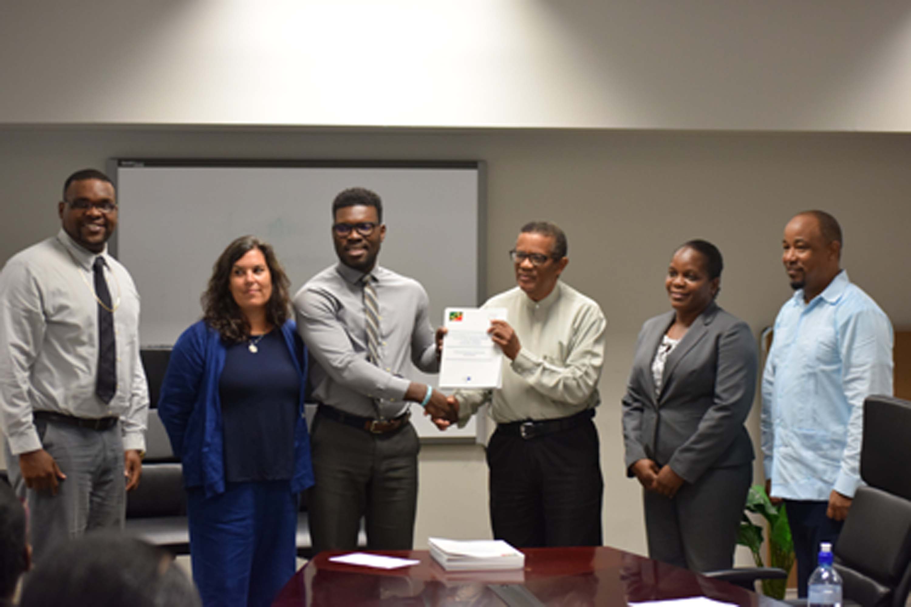 St. Kitts and Nevis Receives Technical Assistance Products on Human Trafficking