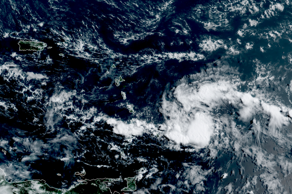 Tropical downpours aim at Caribbean Islands despite development chances fizzling