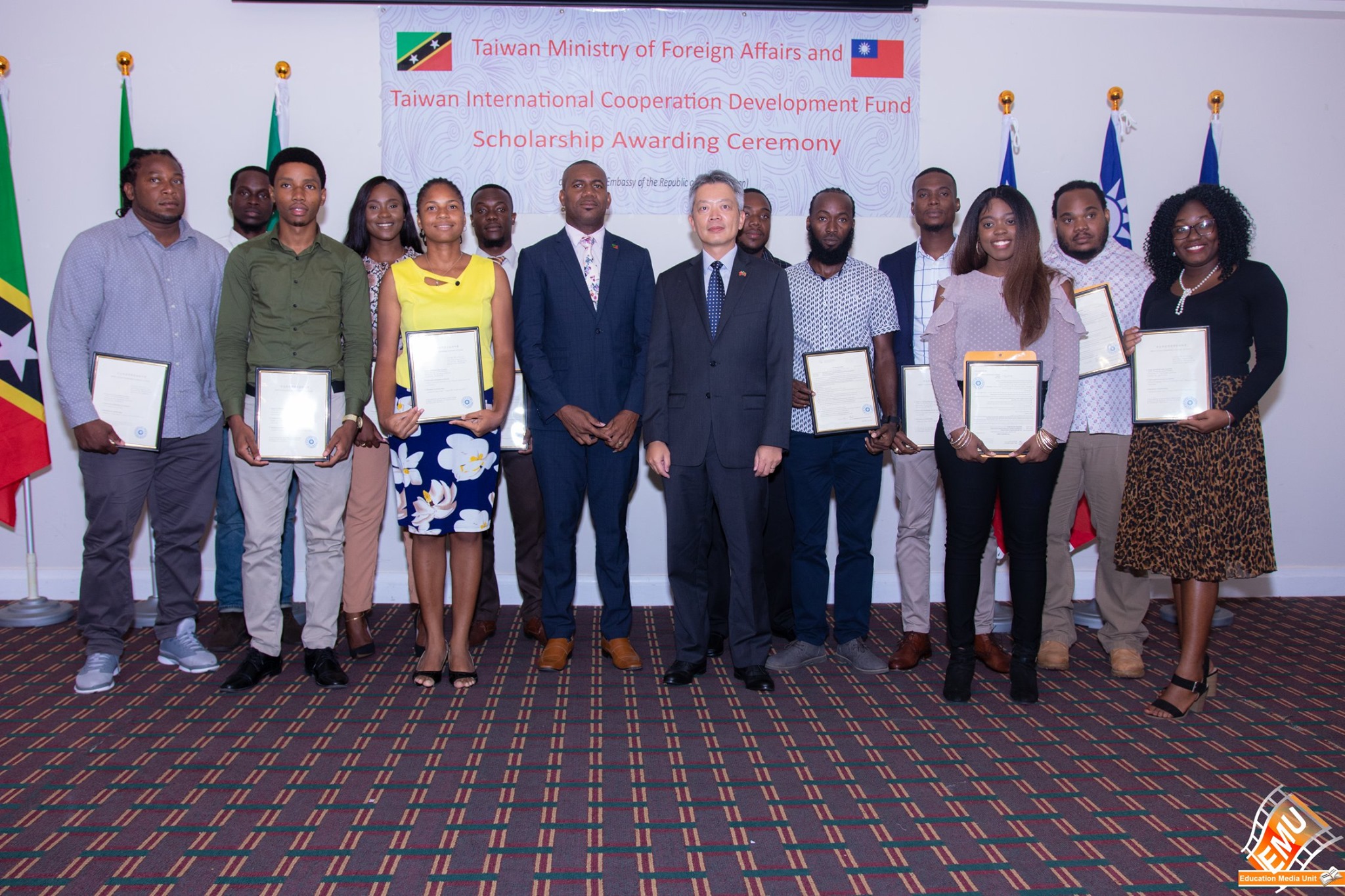 Fourteen Nationals of St. Kitts-Nevis Receive 2019 Taiwan Scholarship Awards