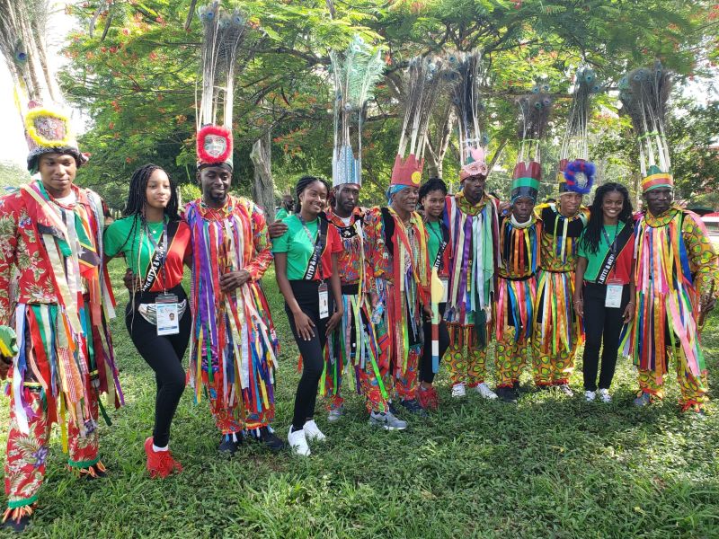 St. Kitts and Nevis Revels With Other Delegations in Spectacular Carifesta 14 Opening Ceremony