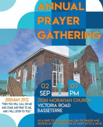 2nd Annual National Day of Prayer and Fasting Scheduled for Monday, September 02