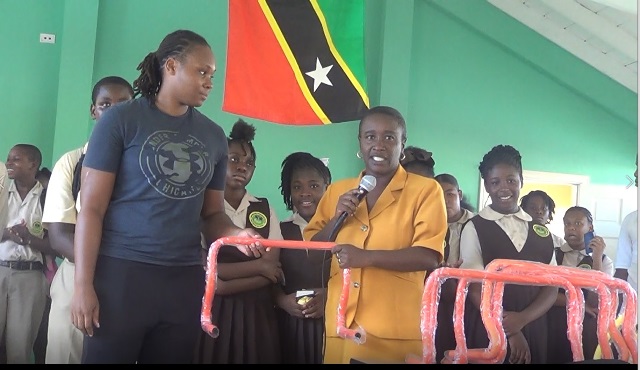 Former Olympian Gives Back To Alma Mater