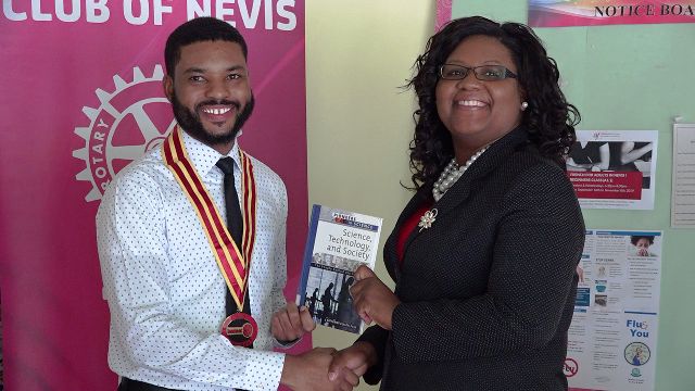 Rotaract Club of Nevis donates to Education