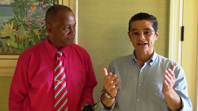 Hon. Eric Evelyn answers call by Four Seasons Resort GM to lead retraining exercise for managers