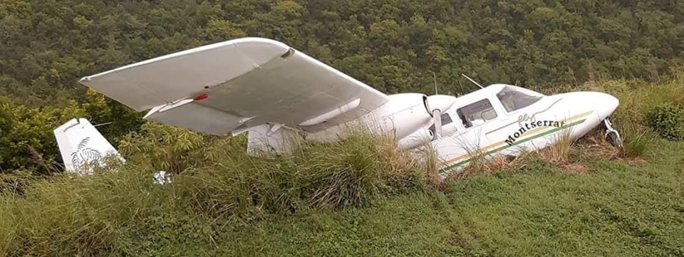 Fly Montserrat Ran Off Runway