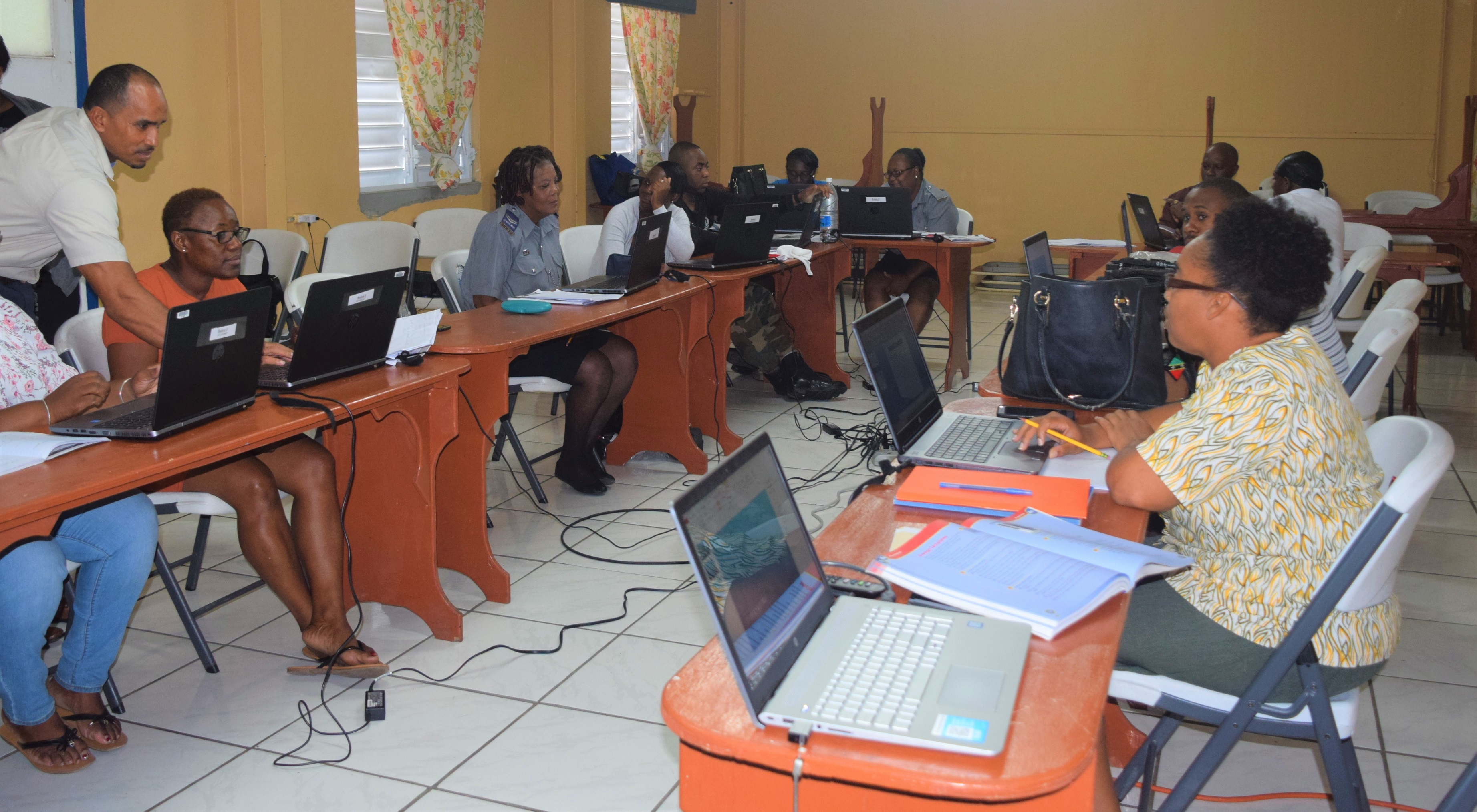 Staff Being Prepared For Transition to Computer-Based Data Collection System