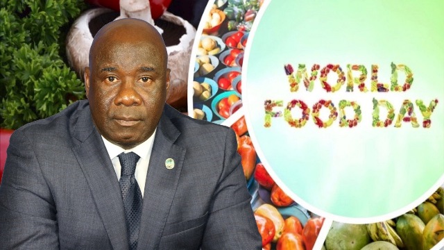 Nevis’ Agriculture Minister Jeffers delivers address to mark World Food Day