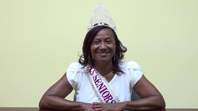 Idella Wallace the new Ms. Nevis Seniors’ Queen, happy she made her children proud