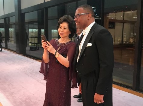 Foreign Affairs Minister Brantley attends enthronement ceremony in Japan