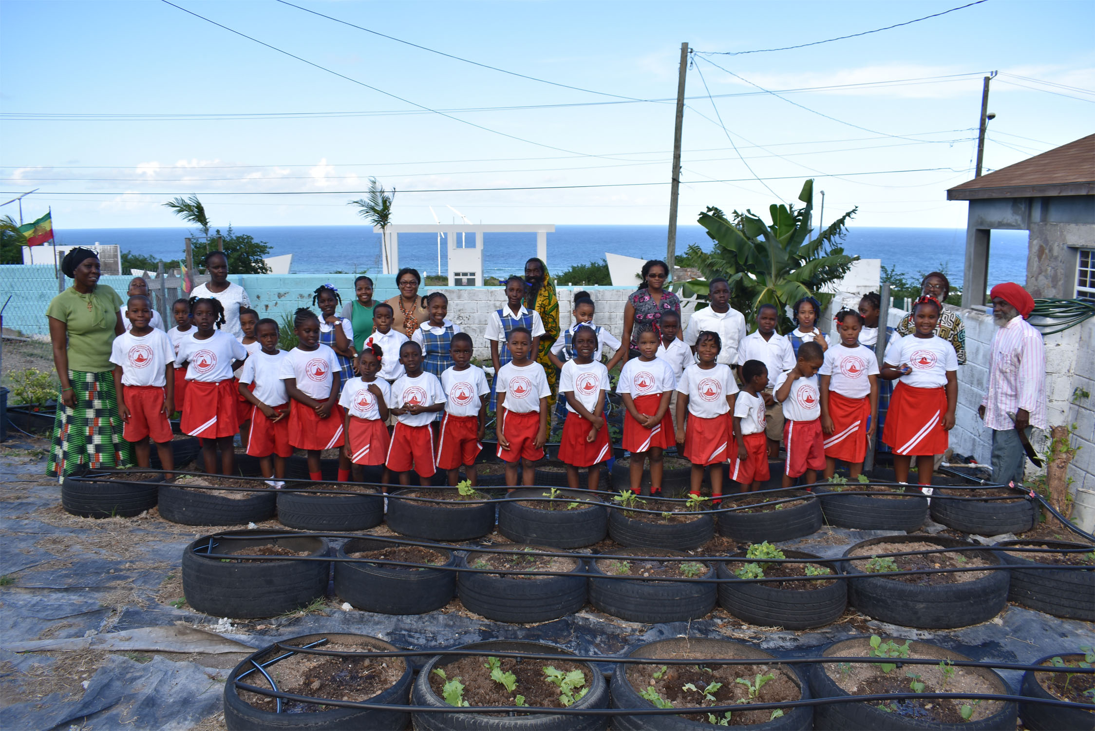 Development Bank supports Nevis’ St. James Primary School’s organic farming project