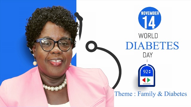 Nevis Junior Minister of Health Brandy-Williams delivers address to mark World Diabetes Day