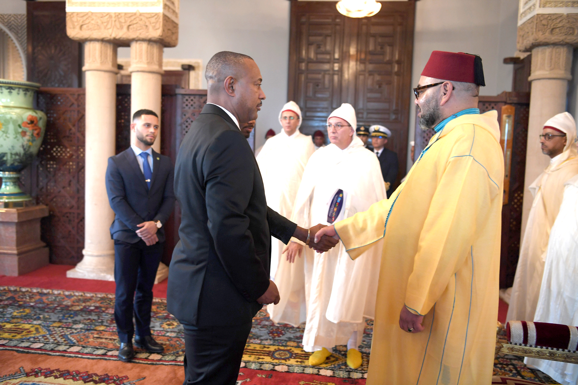 Ambassador of the Eastern Caribbean States Presents Letters Of Credence to His Majesty King Mohammed VI  Of Morocco
