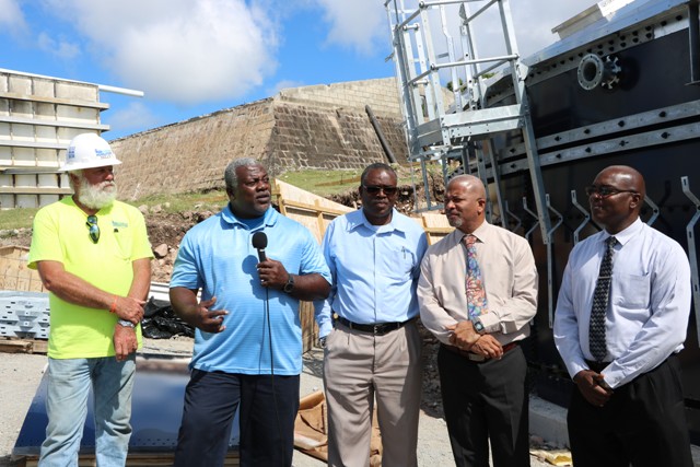 Water Minister Brand visits Water Enhancement project sites at Hamilton
