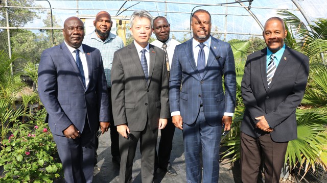 Premier Brantley pleased with plant propagation nursery for Pinney’s Beach Park Project