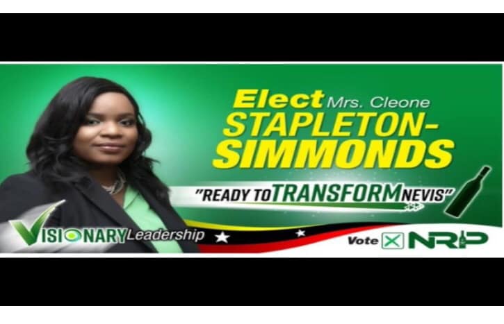 Nevispages endorses Cleone Stapleton-Simmonds of the NRP in bi-election