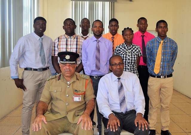 Nine Young Persons Sworn In As Fire Officers