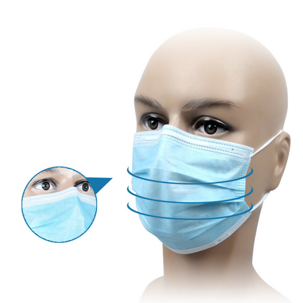 Medical Masks Should Be Worn With Coloured Section Outwards