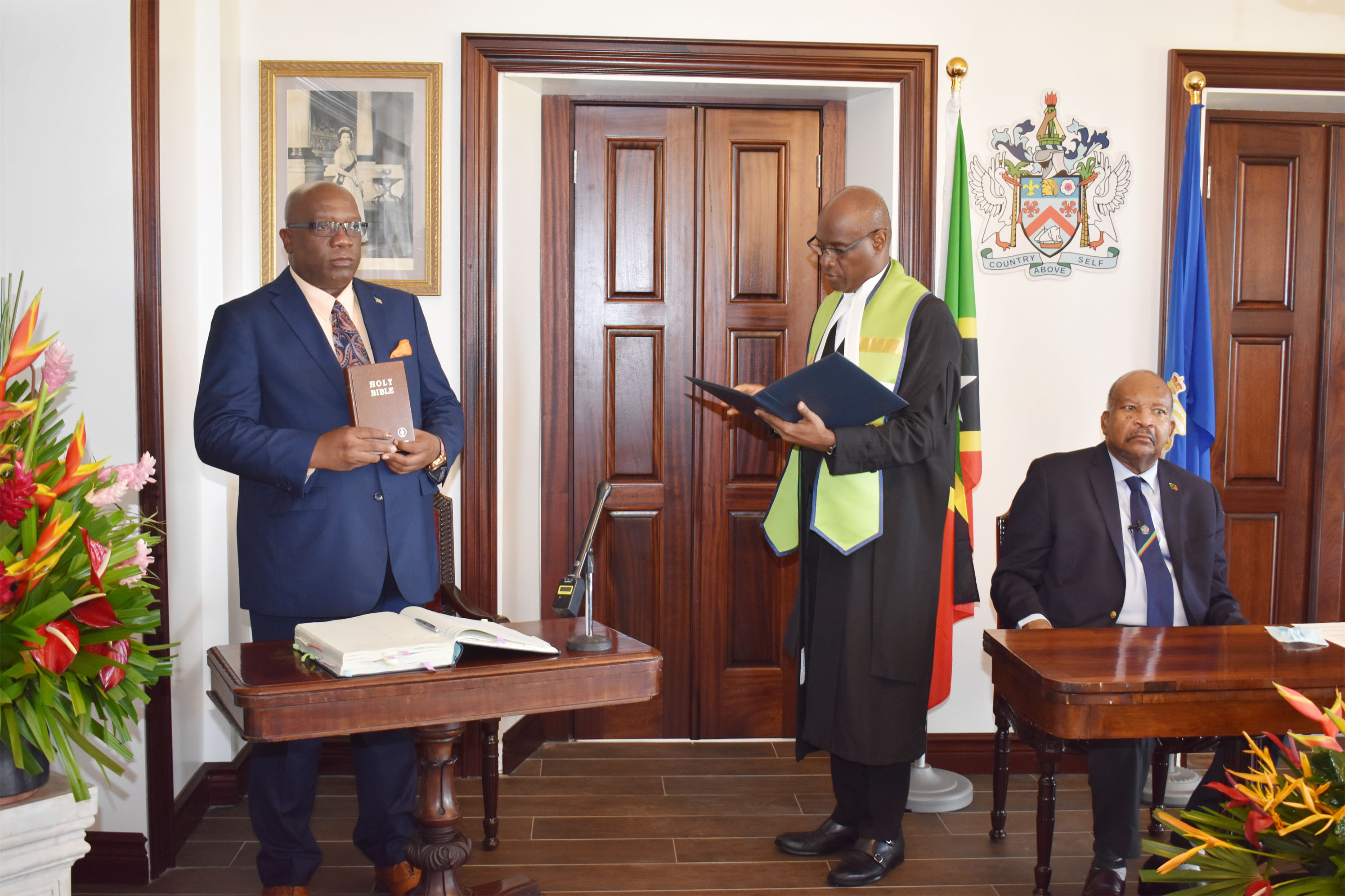 Dr Harris sworn in as St. Kitts and Nevis Prime Minister for second term