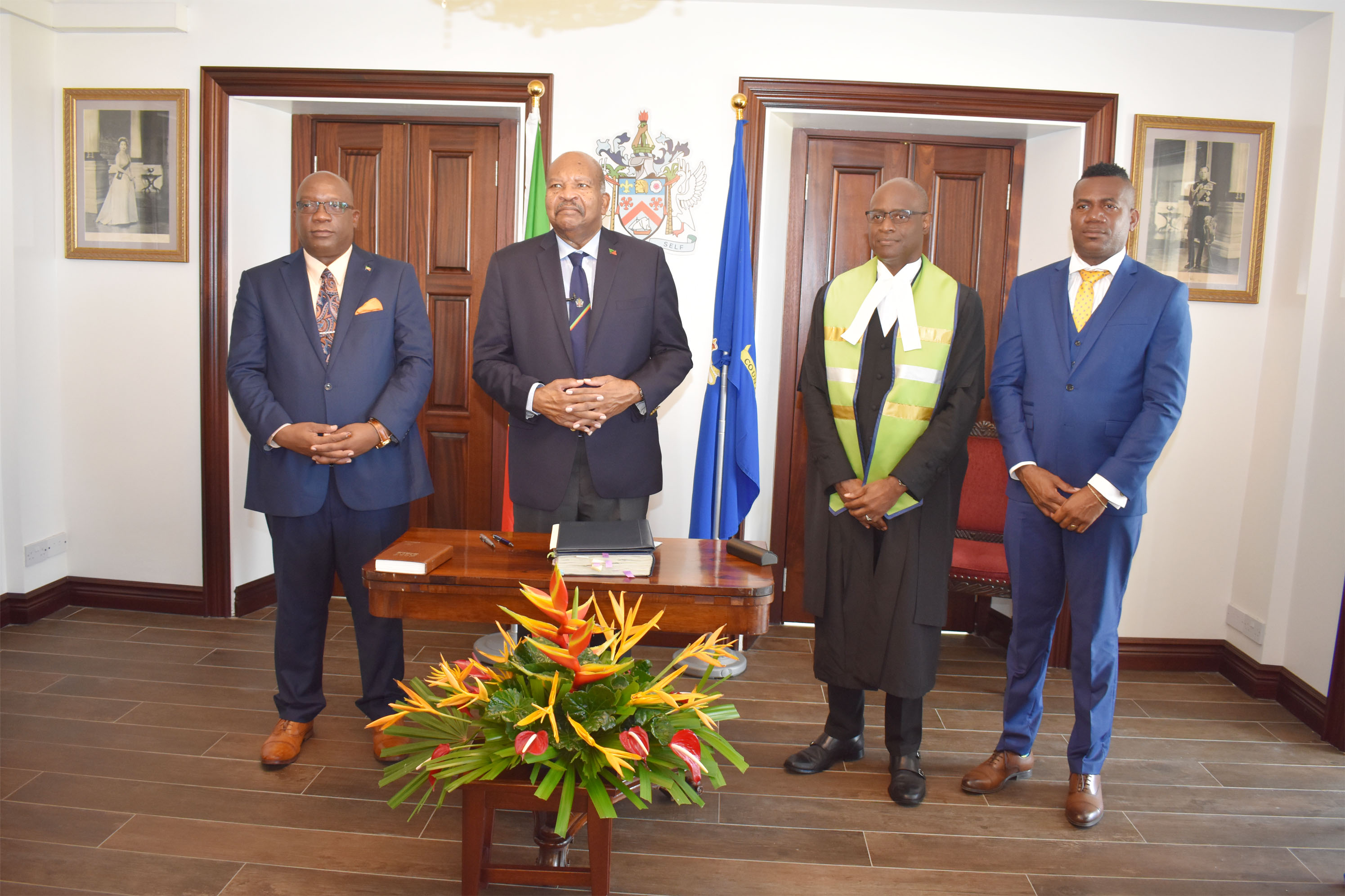 Dr Harris reiterates commitment to serving two terms as Prime Minister; says Shawn Richards has earned his trust