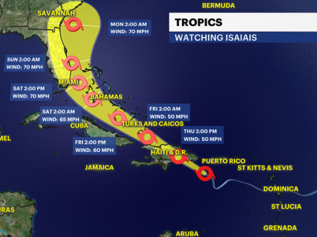 Tropical Storm Isaias Unleashes Flooding, Landslides In Puerto Rico