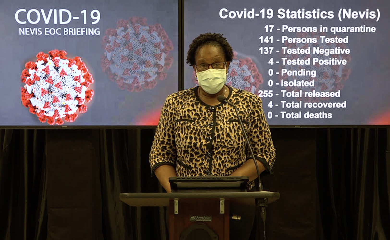 Nevis COVID-19 Task Force Chair Dr. Judy Nisbett urges nationals and residents to adhere re-entry protocols