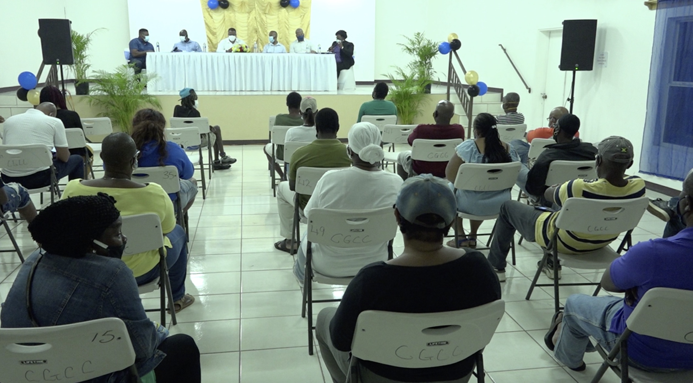 Information Minister pleased with turn out for NIA town hall in Cotton Ground