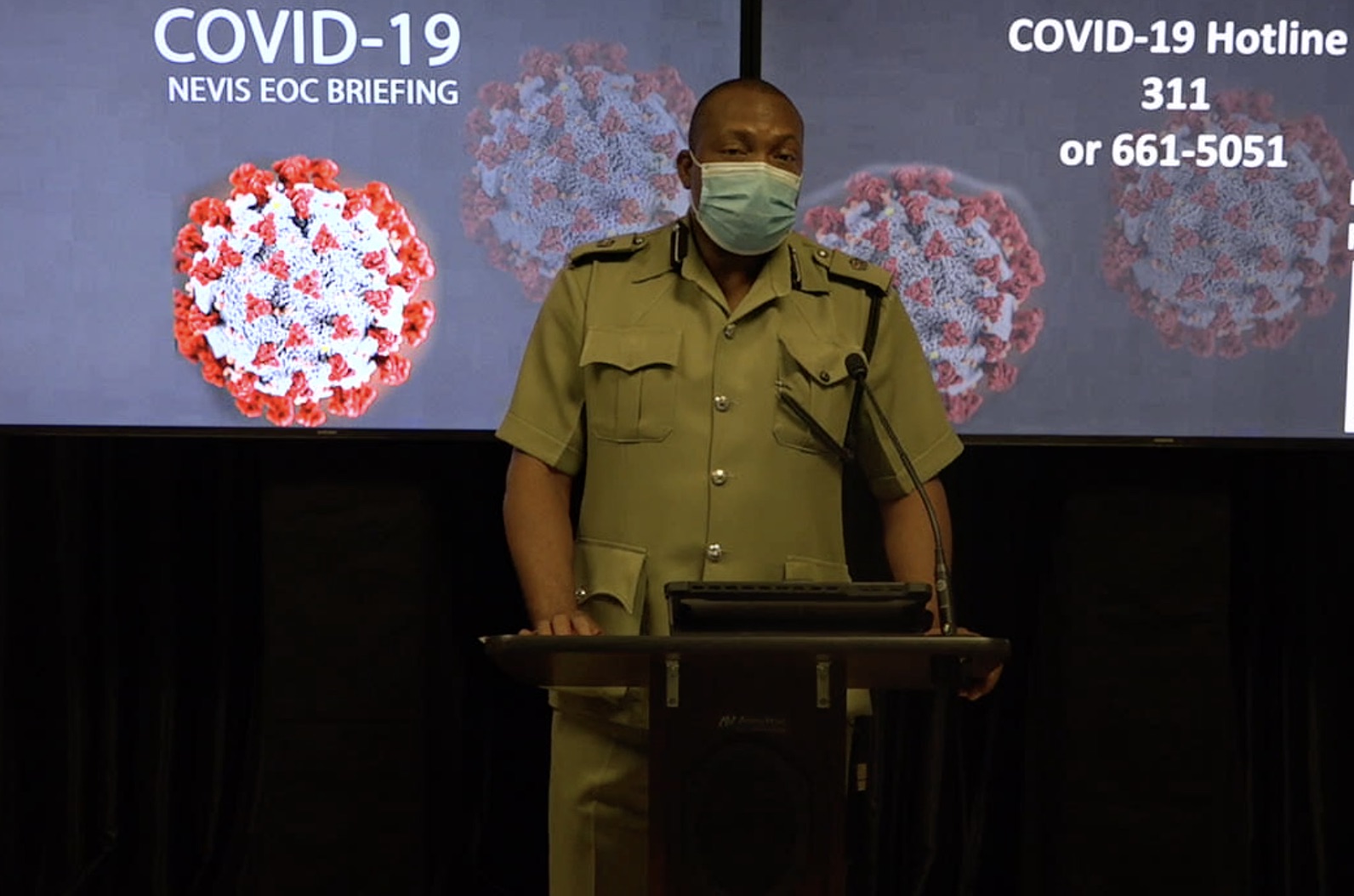 Senior Police Officer on Nevis urging adherence to COVID-19 regulations