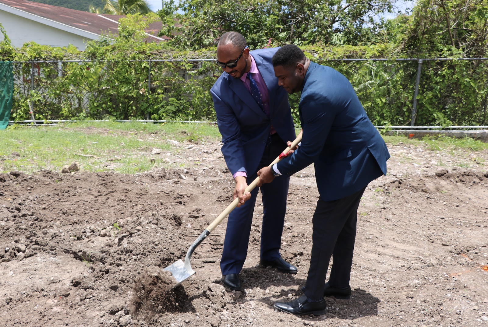 Education Ministers in SKN break ground for construction of EC$4million technical wing on Nevis