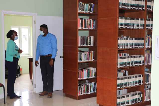 Nevis Public Library in Charlestown moves to temporary location