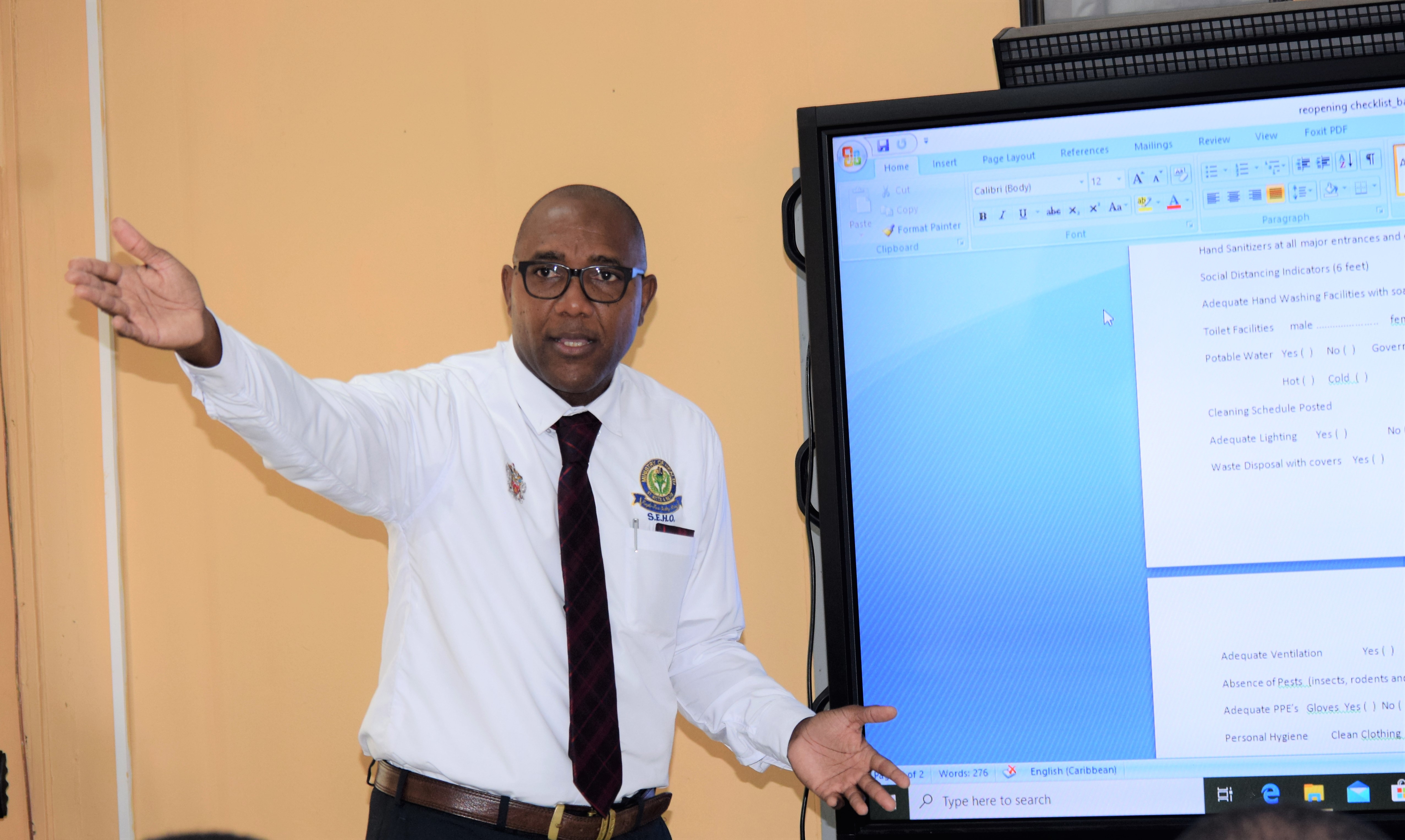 Trainees for Compliance And Quarantine Task Force Equipped With Information On Health And Safety Protocols