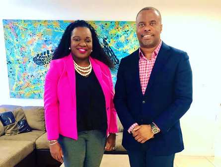 Nevis Premier Brantley meets with opposition MP Hon. Cleone Stapleton Simmonds
