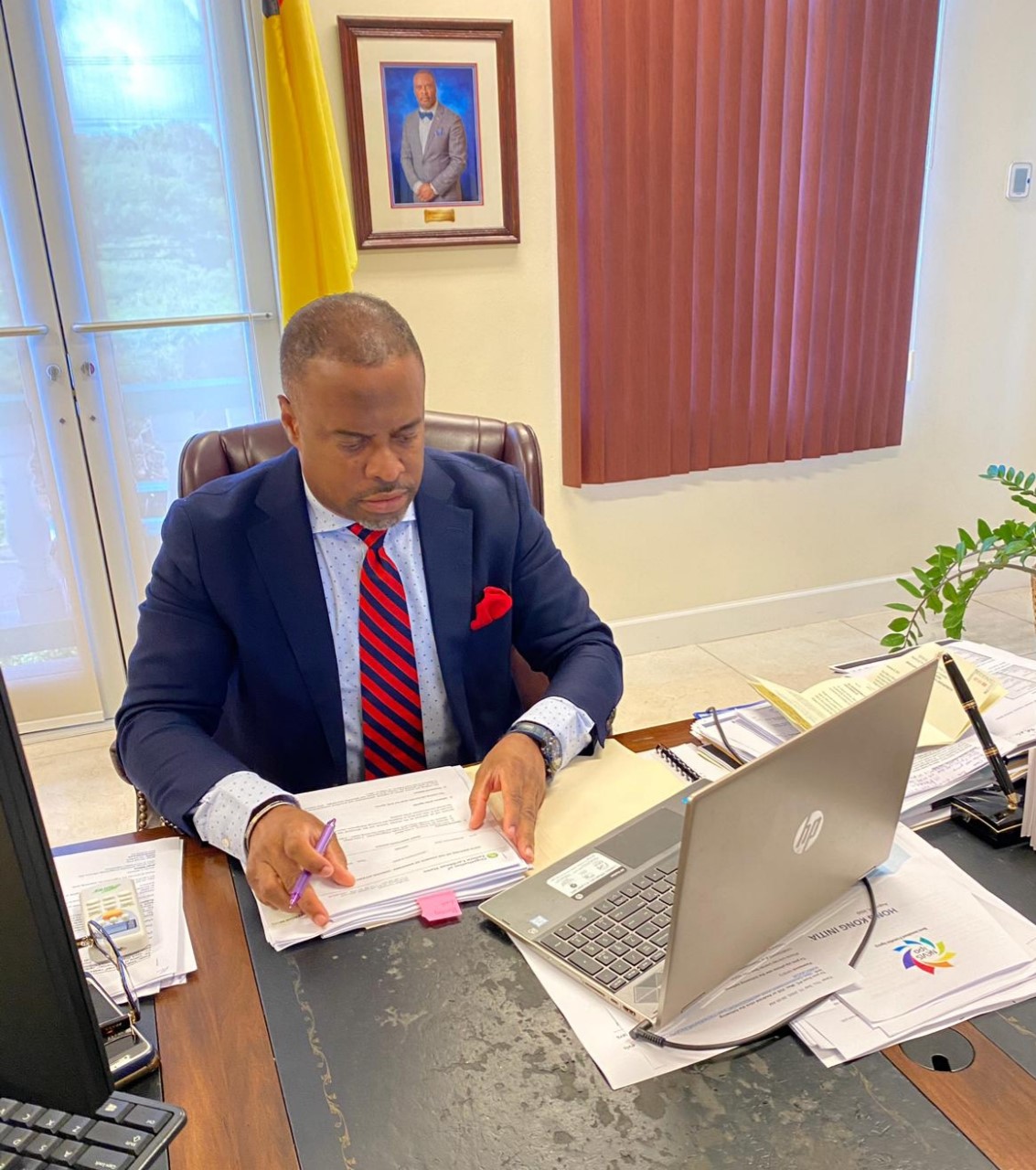 SKN Foreign Affairs Minister Brantley chairs high-level virtual OECS COMFA meeting