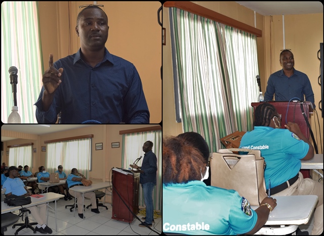 Always Operate with An Ethical Mind ACP Adams Implores Island Constables