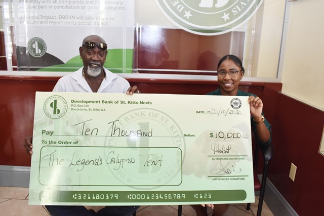 Development Bank is 2020 Legends Calypso Tent’s platinum sponsor